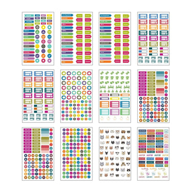 Life Planner Sticker Book pages